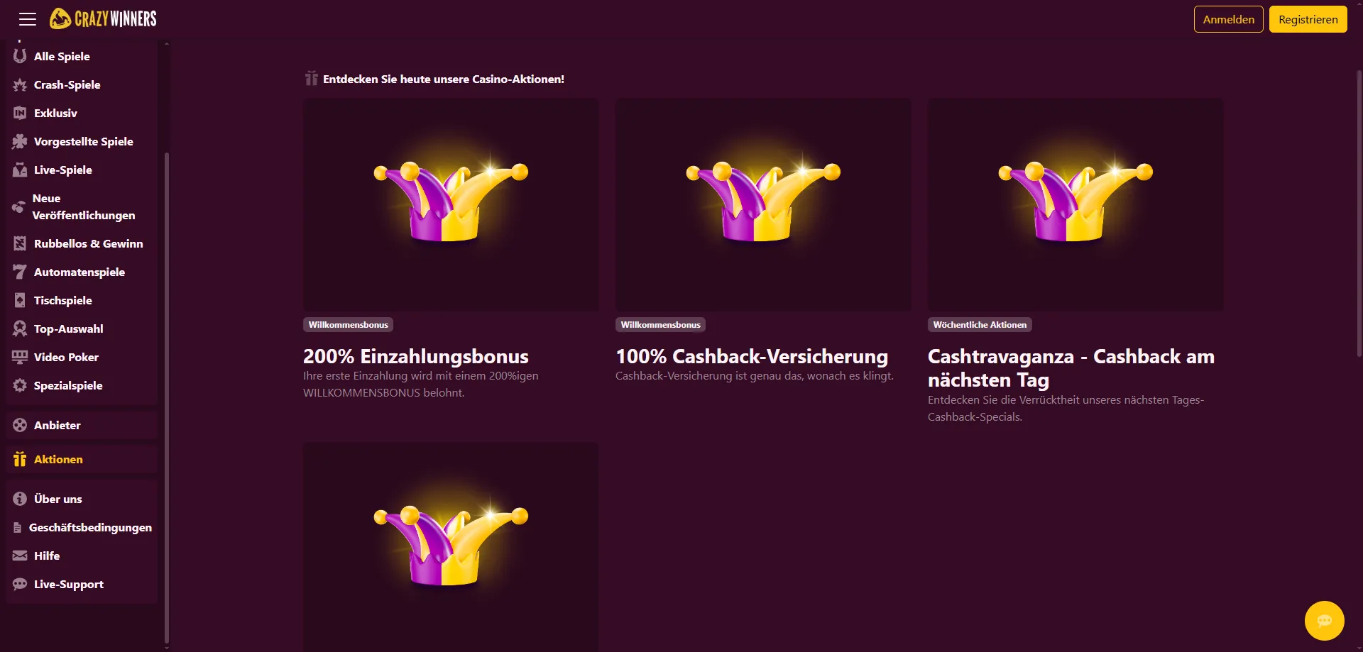 Registrierung und Login bei Crazy Winners &ndash; So starten Sie in wenigen Minuten &mdash; Crazy Winners